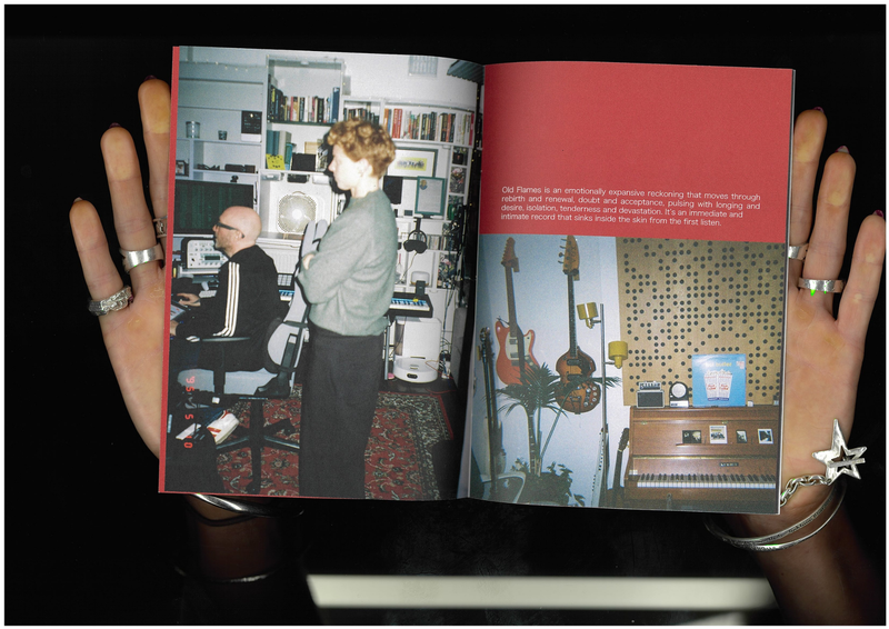 Old Flames zine, studio spread