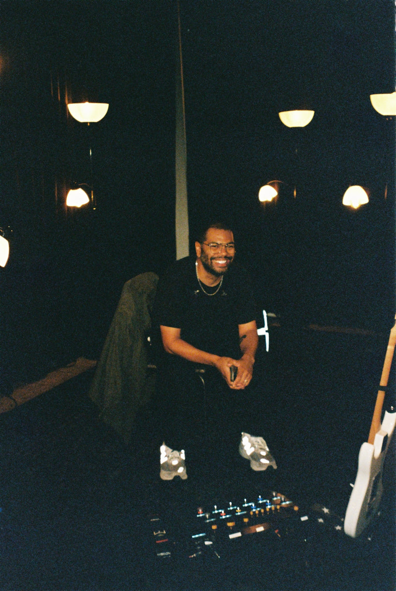 In the studio, shot on CATCH during the making of Old Flames