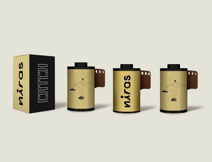 Three rolls of Niras 35mm film