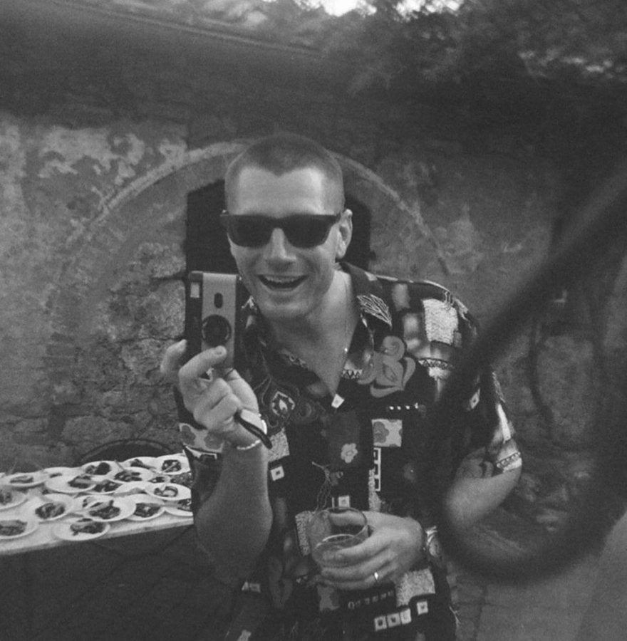 Ali, CATCH founder, holding a CATCH camera