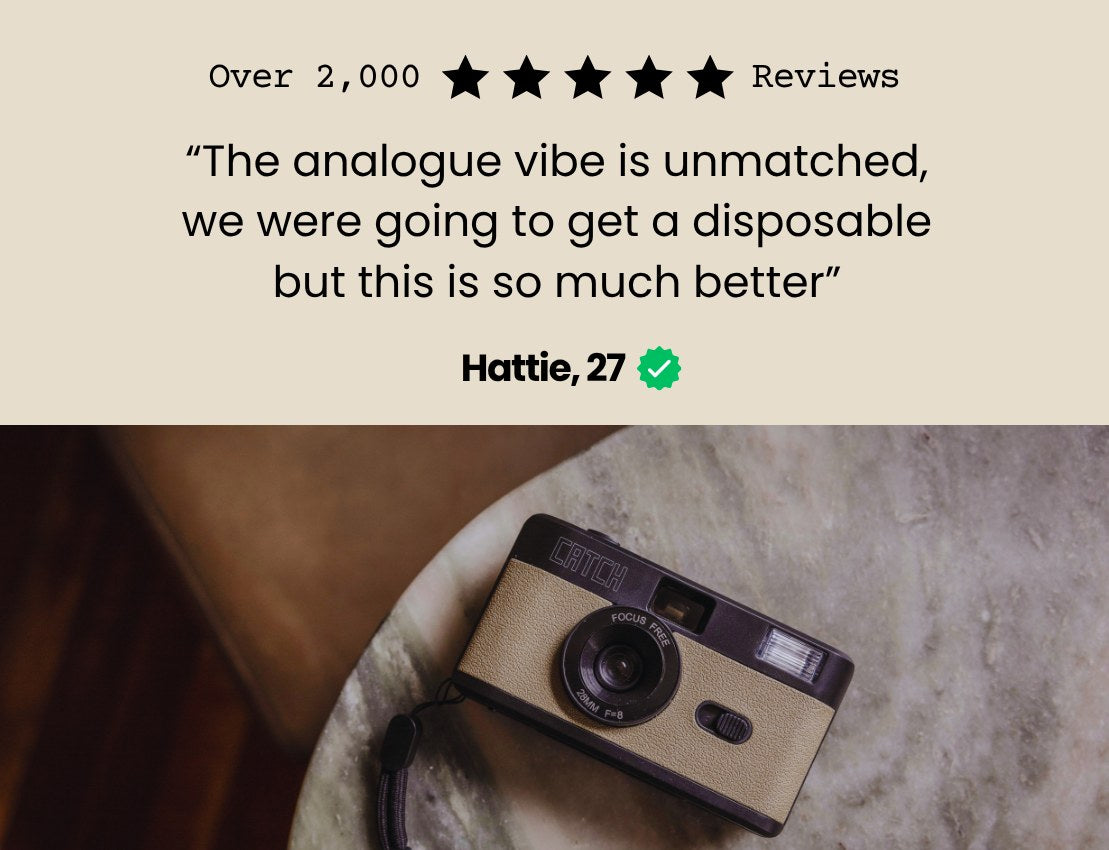 Customer review tile - over 2,000 five star reviews